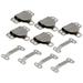 10 Sets Pants Hook and Bar Pants Fasteners Trousers Hooks Metal Hook Bar Set for Trousers