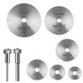 Htovila Saw Blades Drill Steel 1/8 Mandrel 6pcs Set 2pcs Rotary Drill Steel Disc Wheel 2pcs 18 Mandrel Set 2Pcs 1/8 6Pcs Set 2Pcs Mandrel Pristin 2pcs Mandrel Ideal Rotary - 6pcs Discs