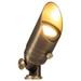 MYXIO Scotty 12V Cast Brass Mini Outdoor Spotlight (Bronze) with 4W 2700K MR11 LED Bulb & Ground Stake