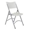 "National Public Seating NPS 600 Series Heavy Duty Plastic Folding Chair, Speckled Grey (Pack of 4), 602 | by CleanltSupply.com"