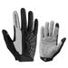 RockBros Bike Cycling Gel Full Finger Gloves Outdoor Sport Touchscreen Gloves US