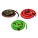 3PCS Prank Props Realistic Rubber Round Head Snakes Fake Snake Toys Party Prop for Halloween Festival Party Random Color