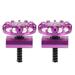 2X Folding Bike Hinge Clamp Cnc Aluminum Alloy C Buckle for Bike Hinge Clip Bicycle Accessories Purple