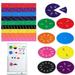 1 Set Magnetic Fraction Strips Circles Fraction Tiles Educational Plaything Math Learning Tools