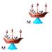 2 Pieces Pirate Ship Toy Balancing Game Toy Toy for Kids Pirate Toy Kids Gift Toys Child