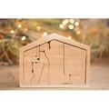 ZKCCNUK Easter Decorations Nativity Puzzle With Wood Burned Design Wooden Puzzle Game Nativity Set Photo Frame