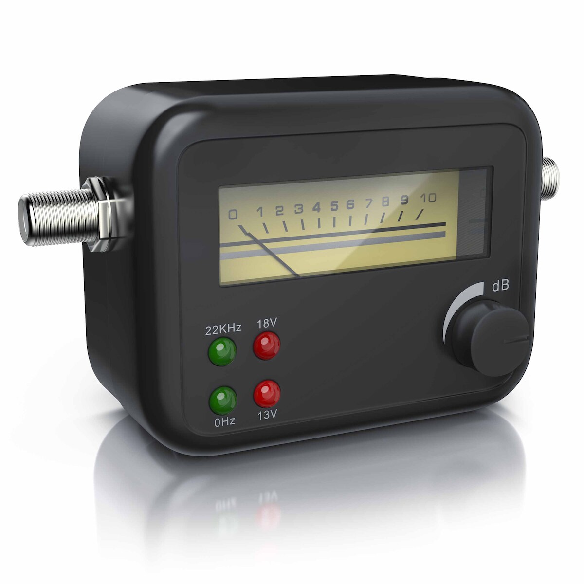 CSL Satellitenfinder mit Pegelskala HD-fähig / Zeigeranzeige mit Signalton / Satfinder Image