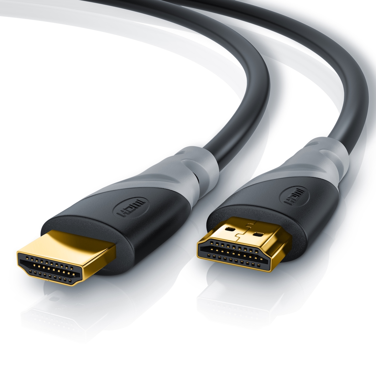 CSL 8k HDMI Kabel 2.1, 3fach geschirmt, Ultra HD, Full HD, 3D, High Speed mit Ethernet, HDMI Typ A - 10m Image