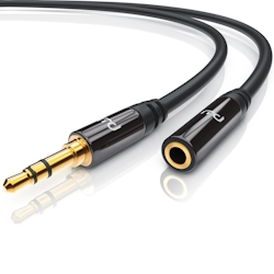 Primewire 3,5-mm-Klinke Audio-Kabel, AUX, HiFi Audio Klinkenkabel / Verlängerungskabel - 1,5m Image