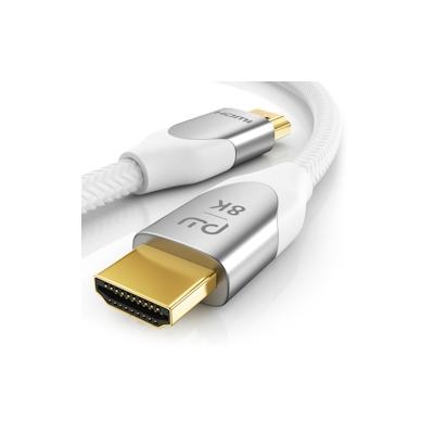 Primewire 8K Premium HDMI Kabel 2.1 mit Nylonummantelung, 7680 x 4320 @ 120 Hz mit DSC - 4m Image