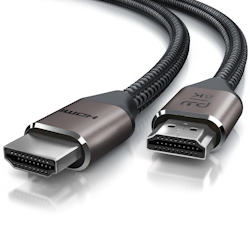Primewire 8k HDMI Kabel 2.1 UHD II, 8k @ 120 Hz mit DSC, 7680 x 4320, 2k 4k Ethernet, HDR eARC VRR ALLM, kompatibel zu Blu Ray PS4 PS5 - 1 m Image