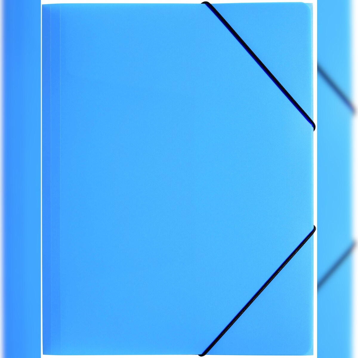 Pagna Gummizugmappe Lucy Colours Trend A3 PP mit 3 Klappen transluzent hellblau Image