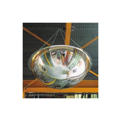 PROREGAL Vier-Wege-Bobachtungsspiegel mit 360° Blickwinkel aus Acrylglas | Kugelspiegel mit extremer Weitwinkel-Wirkung | HxBxT 100x100x38cm