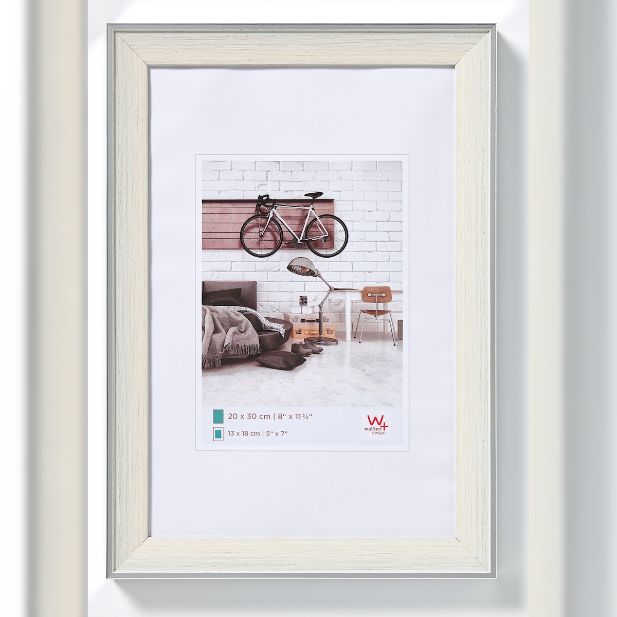 walther + design Bohemian Designrahmen 13x18 cm CREME Image