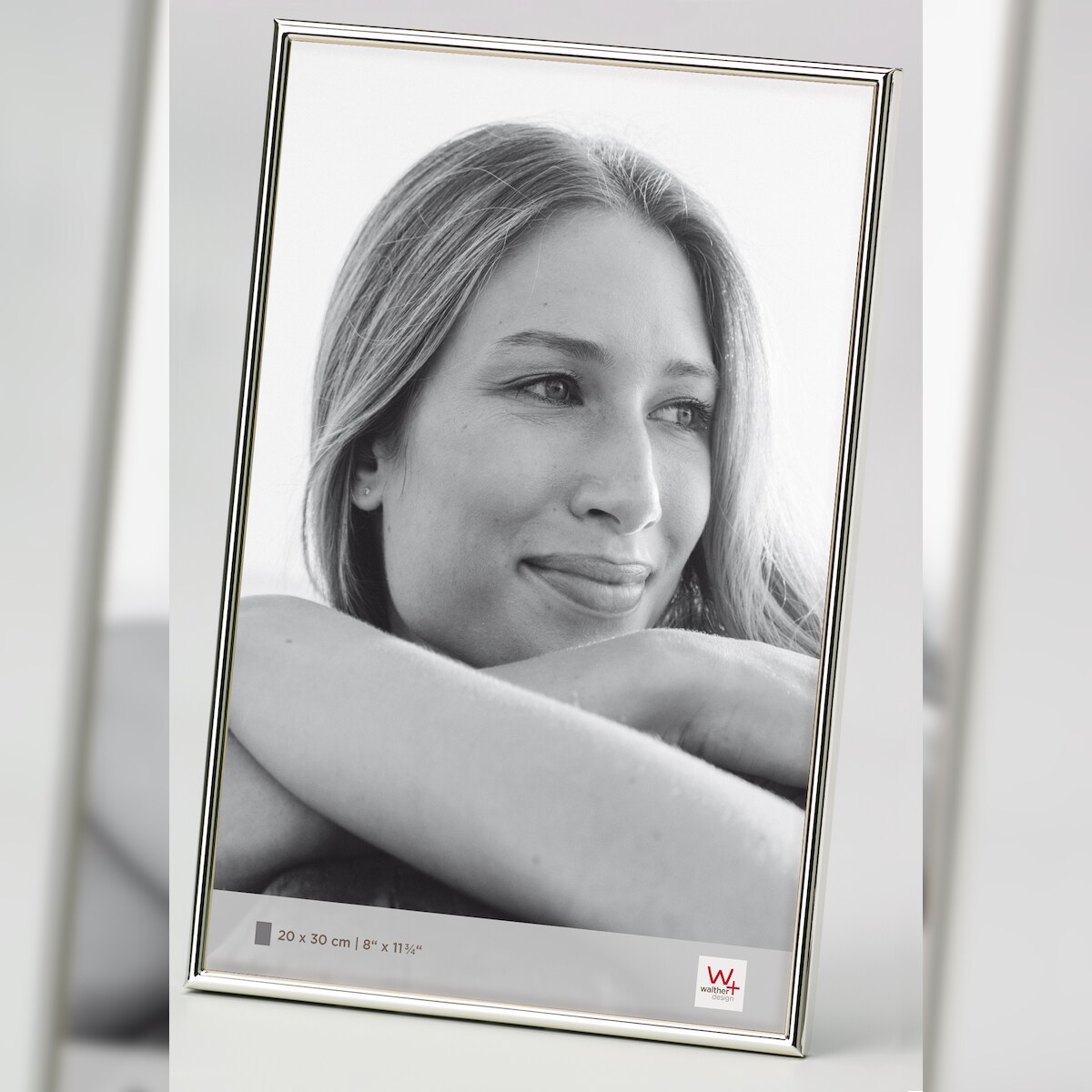 walther + design Chloe Portraitrahmen, silber, 21 x 29,7 cm Image