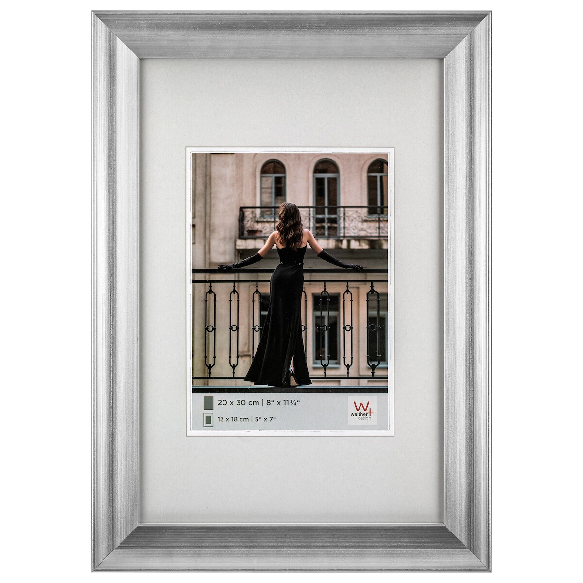 walther + design Venice PS-Rahmen, silber, 10 x 15 cm Image