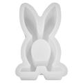 KANY Easter Molds Cute Rabbit Scented Candle Silicone Mold Ornaments Decorative Cake Baking Mold Crayon Molds Easter Silicone Molds Bunny Silicone Mold C 1.8 Ã—3.2 Ã—0.8