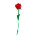 Yubnlvae 1 Pcs Plush Rose Flower for Decoration Valentine s Colors Stem Plush Flexible Rose Assorted Simulation Day Plush Toy 60 CM