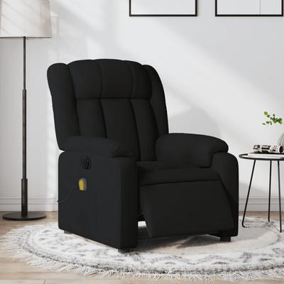 vidaXL Massage Recliner Chair Wingback Reclining Armchair for Elderly Fabric