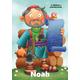 Noah Coloring Book A story coloring book (Paperback) 9781623875886