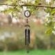 81cm 32” Glass Hummingbird Wind Chime Black finish