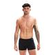 Badeshorts SPEEDO "Boxer-Badehose Boom" Gr. 3 (XS), N-Gr, schwarz (black, bolt) Herren Badehosen Badeshorts