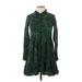 Stradivarius Casual Dress: Green Dresses - Women's Size Small
