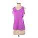 Reebok Active Tank Top: Purple Activewear - Women's Size Small