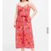 Polo By Ralph Lauren Pants & Jumpsuits | Banana Republic Floral Linen Smocked Belted Romper | Color: Orange/Pink | Size: Various
