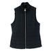 Michael Kors Jackets & Coats | Michael Kors Womens Jacket Xsmall Black Puffer Vest Sleeveless Full Zip Pockets | Color: Black/Gold | Size: Xs