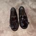 Coach Shoes | Coach Black And Brown Tortoise Shell Pattern Patton Leather Moccasins | Color: Black/Brown | Size: 5.5