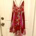 Free People Dresses | Free People Swing High Low Mini Dress | Color: Gray/Pink | Size: Xs