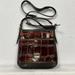 Dooney & Bourke Bags | Dooney & Bourke Croc Embossed Leather Messenger Bag | Color: Brown | Size: Os
