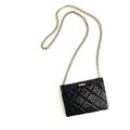 Kate Spade Bags | Kate Spade Dolly Quilted Mini Bag Crossbody Chain Strap Purse Black/Gold | Color: Black/Gold | Size: Os