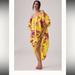 Anthropologie Dresses | Atsu For Anthropologie Off The Shoulder Floral Dress, Maxi, Yellow With Flowers | Color: Pink/Yellow | Size: S