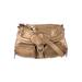 Burberry Bags | Burberry Gold Metallic Leather Shoulder Bag Small House Check Pattern Lining | Color: Gold | Size: Os