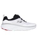 Skechers Men's Relaxed Fit: D'Lux Walker 2.0 - Sunto Sneaker | Size 13.0 | White/Black | Textile/Synthetic | Vegan