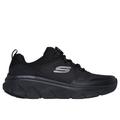 Skechers Men's Relaxed Fit: D'Lux Walker 2.0 - Sunto Sneaker | Size 14.0 | Black | Textile/Synthetic | Vegan