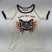 Gucci Tops | Gucci Blind For Love Embroidered Cat Graphic White Xs Womens T Shirt | Color: White | Size: Xs