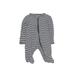 Child of Mine by Carter's Long Sleeve Outfit: Blue Stripes Bottoms - Size Newborn