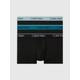 Boxershorts CALVIN KLEIN UNDERWEAR Gr. XXL (56), 3 St., bunt (b, black, arona, chesapeake bay wb) Herren Unterhosen Herrenwäsche