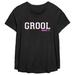 Women's Mad Engine Black Mean Girls GROOL Plus Size Graphic Scoop Neck T-Shirt