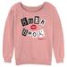Women's Mad Engine Pink Mean Girls Burn Book Graphic Sweatshirt