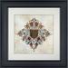 Wendover Art Group Colored Shield Motif II - Picture Frame Graphic Art on Paper in Brown | 36.25 H x 36.25 W x 0.94 D in | Wayfair PG5018