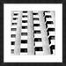 Wendover Art Group Window Geometry 4 by Christopher Kennedy - Picture Frame Photograph on Paper in Black/White | 26.5 H x 26.5 W x 1.13 D in | Wayfair