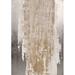 Wendover Art Group Silver Fall - Unframed Painting on Wood in Brown/Gray/White | 59 H x 41 W x 7.6142 D in | Wayfair PG10325