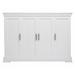 TVLIFTCABINET, Inc Linton Solid Wood TV Stand for TVs up to 60" Wood in White | Wayfair at006474LW