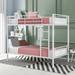 Isabelle & Max™ Moroca Twin over Twin Standard Bunk Bed by Isabelle & Max Metal in White | 65.3 H x 41.4 W x 78.1 D in | Wayfair