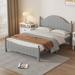 Alcott Hill® Chesterine Platform Bed Metal in Gray | 43.6 H x 62.6 W x 85.1 D in | Wayfair D10B23E87D64487F9D6BCC000D1F53CD