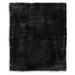 Everly Quinn Arpeggio Throw Blanket Faux Fur in Black | 60 H x 50 W in | Wayfair 248197B9480A43EEB455B33CAAB27550